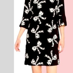 Banana Republic White and Black Petite Dress